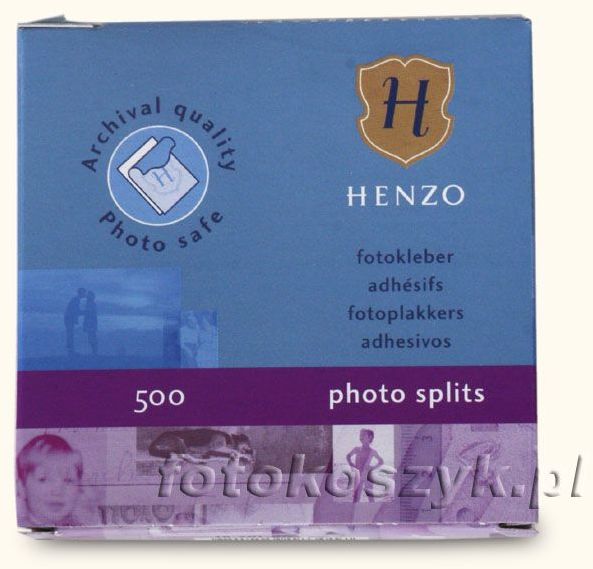 Fotoprzylepce do wklejania zdjęć Henzo (500 sztuk)