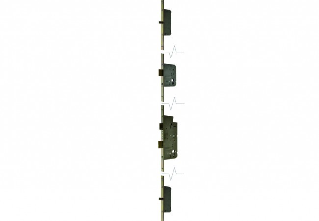 Zamek listwowy-bolcowy Metalplast-Częstochowa 72/55 20x2300 ATEST ocynk