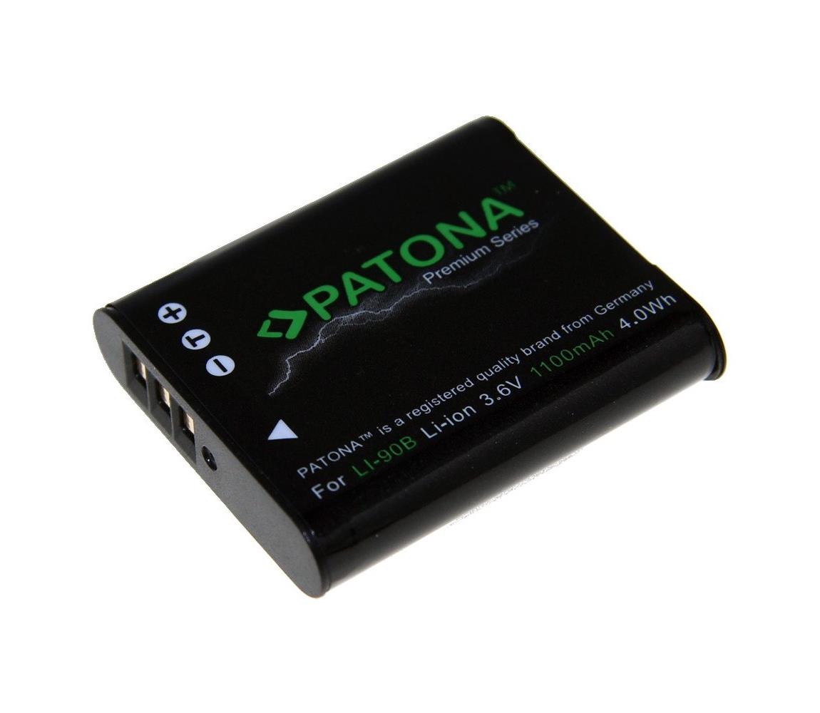 PATONA - Bateria Olympus Li-90B 1100mAh Li-Ion Premium