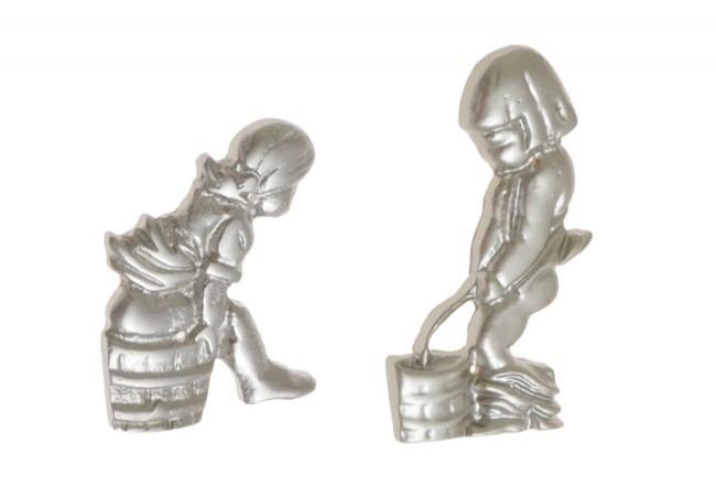 Oznaczenie WC FIGURKI satyna (dziewczynka/chłopiec) wys. 55 mm /75 mm
