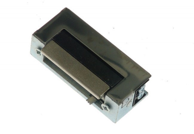 Elektrozaczep JiS 1420 12-24V AC/DC (wym. 67x16,5 mm), z blokadą