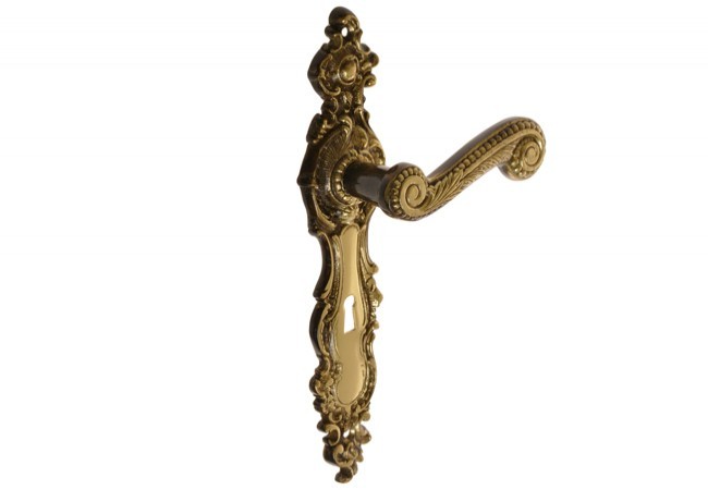 Klamka patyna RETRO 72 klucz