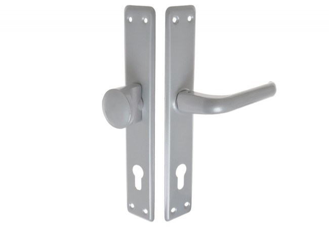 Gałko-klamka bramowa WB szara