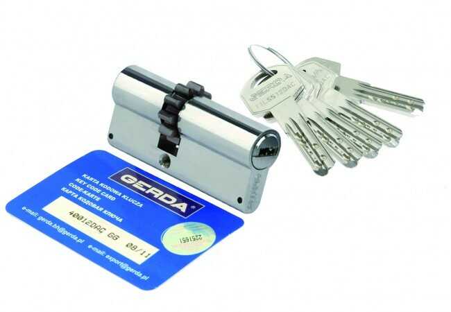 Wkładka bębenkowa Gerda PRO System (WKM4Z) 30/40 zębatka nikiel, klasa 6 D