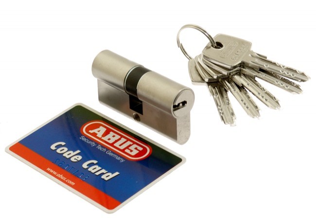 Wkładka bębenkowa Abus D10NP 40/40 nikiel perłowy kl 5.2