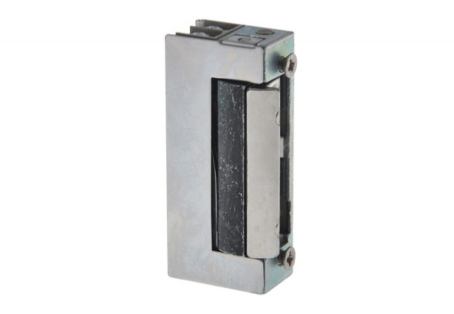 Elektrozaczep radialny JiS 1411 RF 12VDC (wym. 67x16,5 mm), rewersyjny