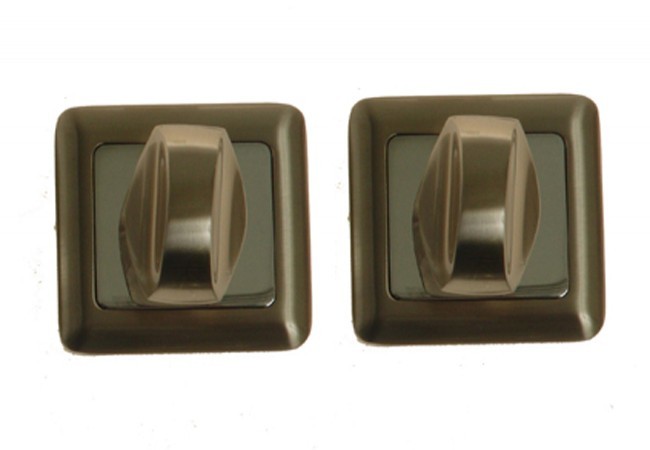 Szyld kwadratowy WC nikiel/chrom (BELLA, FORTE)