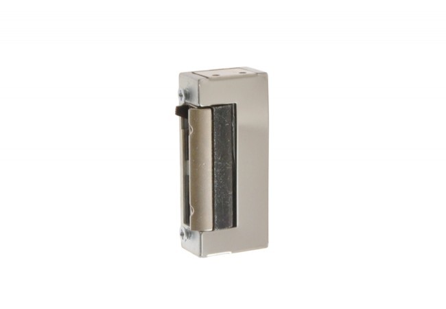 Elektrozaczep radialny JiS 1443 RF 12-24V AC/DC (wym. 67x16,5 mm), z blokadą i pamięcią wewnętrzną