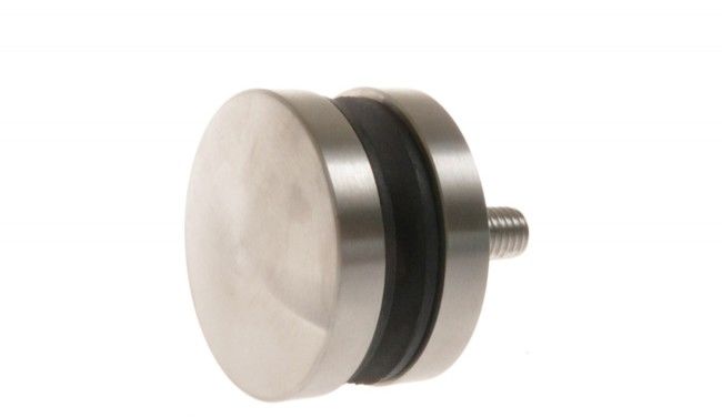 (50) Uchwyt punktowy szkła fi 50 mm, mocowany do powierzchni płaskiej, do tafli 8-18 mm, M10 stal nierdzewna AISI 304 dystans 10 mm
