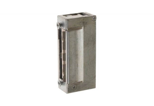 Elektrozaczep radialny z wyślizgiem JiS 1410RFT 12V AC/DC (wym. 67x18,5 mm), podstawowy