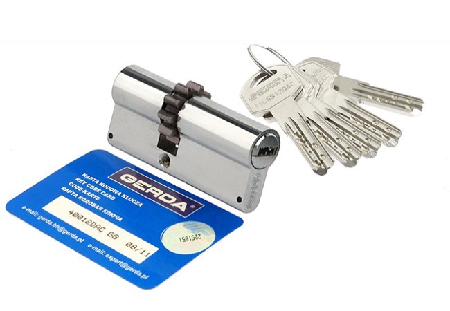 Wkładka bębenkowa Gerda PRO System (WKM4Z) 30/45 zębatka nikiel, klasa 6 D
