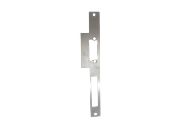 Blacha płaska 15C z wyślizgiem (250x25x3 mm) do elektrozaczepów effeff ProFix 2 (118.13),uniwersalna, stal nierdzewna