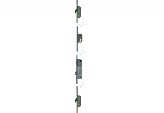 Zasuwnica drzwiowa WINKHAUS STV-FA 2060/55 92/8 M2 prawa srebrna