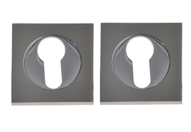 Tarczka kwadratowa WB nikiel-satyna/chrom (RUBUS 3)