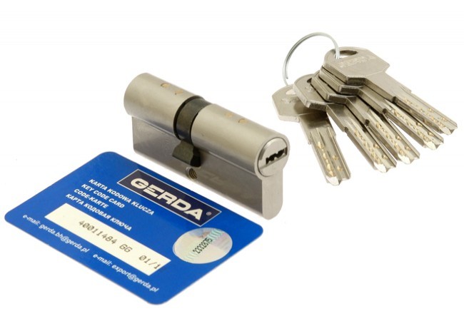 Wkładka bębenkowa Gerda PRO System (WKM4) 45/45 nikiel, klasa 6 D