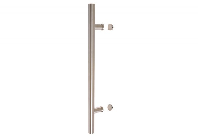 Pochwyt INOX jednostronny prosty B-Harko fi 32 600x400 matowy, stal nierdzewny SS304