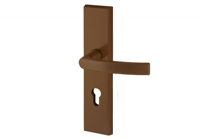 Klamka Axa ODIN 72 WB klasa 3, kolor F4 - stare złoto (grubość drzwi 74-83 mm)