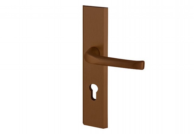 Klamka Axa NIAGARA PLUS 72 WB, kolor F4 - stare złoto (grubość drzwi 74-83 mm)