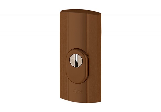 Rozeta AXA PRESTIGE WB klasa 3 z zabezpieczeniem wkładki FLEX (p.poż.), kolor F4 - stare złoto