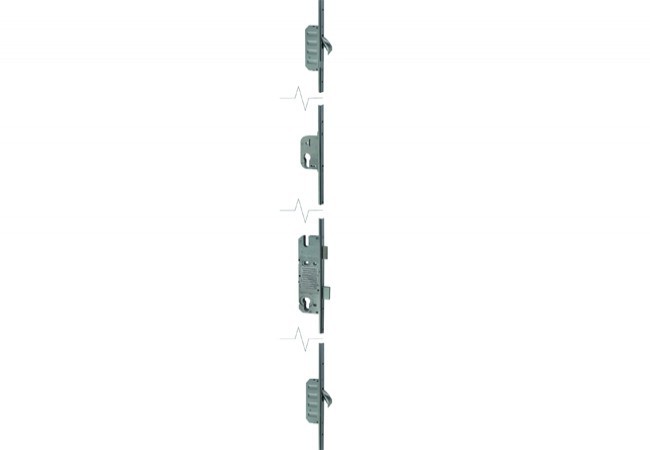 Zasuwnica drzwiowa WINKHAUS STV-UA 2460/35 92/8 M2 LS, srebrna, lewa