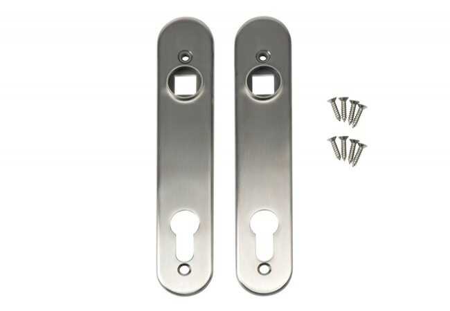 Szyld 3020 do zamka Locinox Hybrid, stal nierdzewna