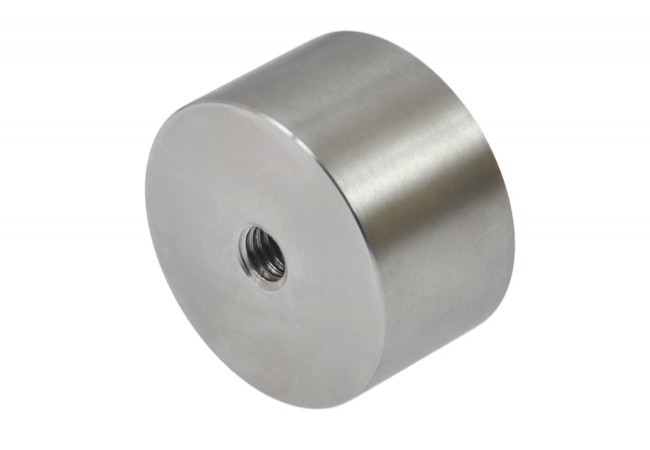 Podstawa mocowania punktowego 50 mm, dystans 30 mm, gwint M10 (PMG43050), stal nierdzewna typ AISI 304