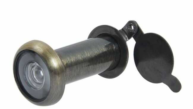 Wizjer drzwiowy fi 14 50-90 mm AB-patyna