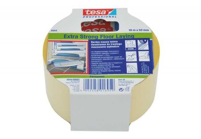 Taśma do wykładzin wzmocniona Tesa długość 10 m, szerokość 50 mm (04944-00002-05)