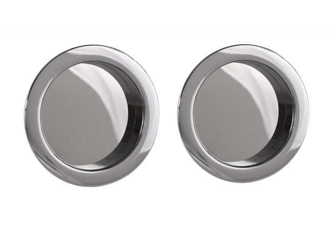 Uchwyt do drzwi przesuwnych okrągły fi 55 chrom (2 szt.)