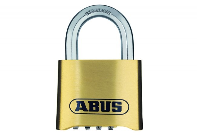 Kłódka szyfrowa ABUS 180IB/50 Nautilus z kutego mosiądzu, (kod 4-cyfrowy)
