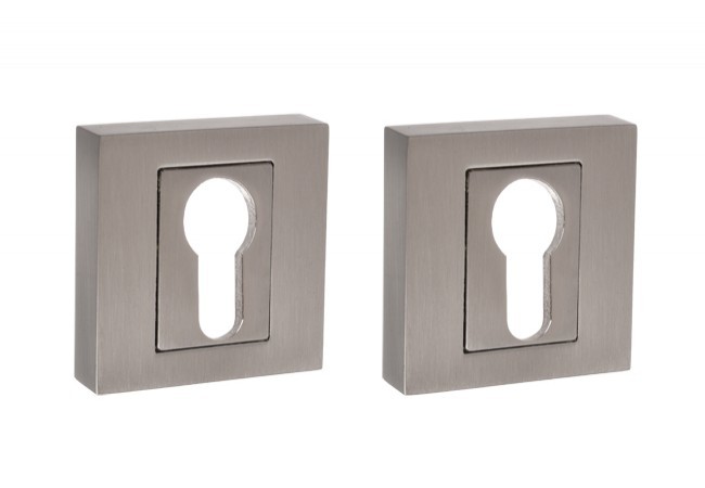 Tarczka kwadratowa B-Harko WB, nikiel satyna