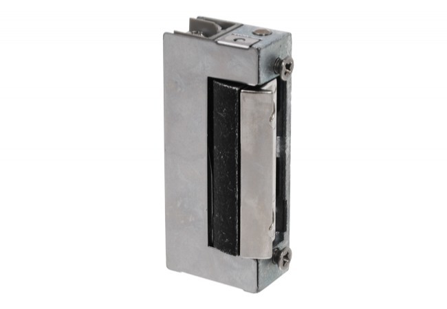 Elektrozaczep radialny JiS 1411 RF 24V DC (wym. 67x16,5 mm), rewersyjny