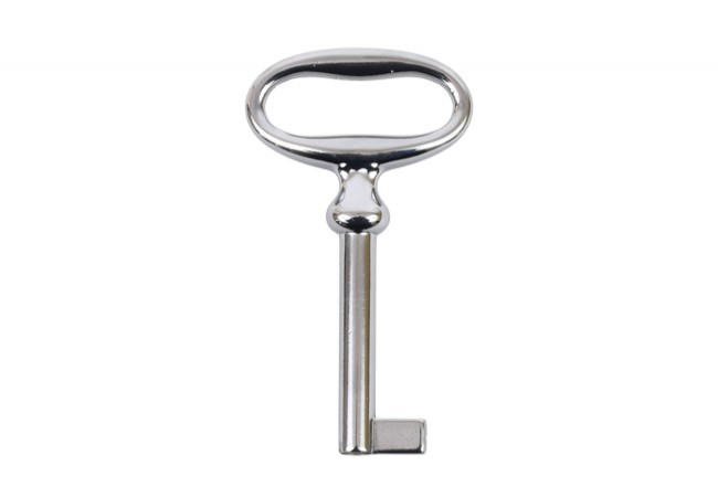 Klucz meblowy KL02-G04 gładki chrom