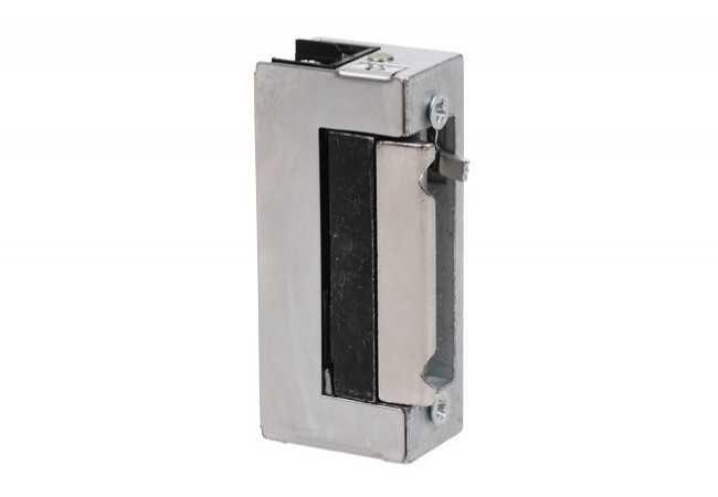 Elektrozaczep JiS 1743 24V AC/DC (wym. 67x21,5 mm), z blokadą i pamięcią wewnętrzną