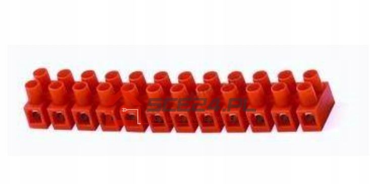 Listwa zaciskowa 12-TOROWA ZŁĄCZKA 2,5mm2
