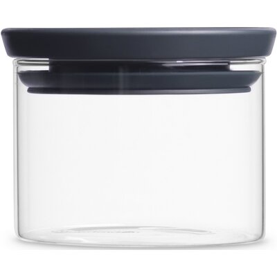 Brabantia Szklany Pojemnik kuchenny 0,3L Pokrywka szara 298301