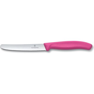 Victorinox Nóż do pomidorów i kiełbasy , różowa rękojeść 6.7836.L115