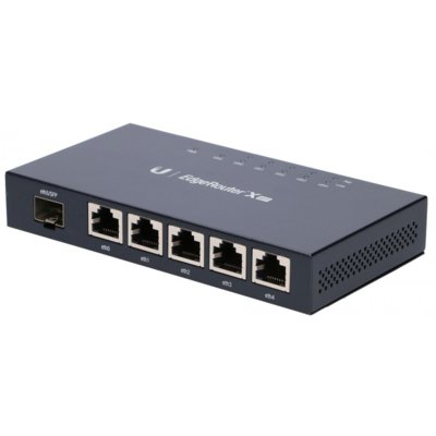 Ubiquiti EdgeRouter ER-X-SFP 5 Gigabit RJ45 ports with passive PoE support,1xSFP