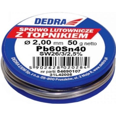 Dedra Lut z topnikiem 2mm 31L42005 Dom001065
