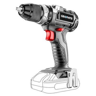 Graphite Wiertarko-wkrętarka akumulatorowa Energy+ bez aku TOP-58G019