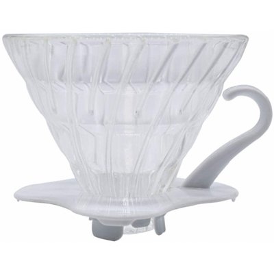 Hario szklany Drip V60-02 - Biały