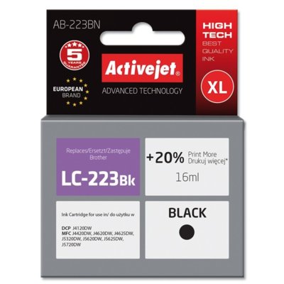 ActiveJet AB-223BN zamiennik Brother LC223Bk AB-223BN zamiennik Brother LC223Bk