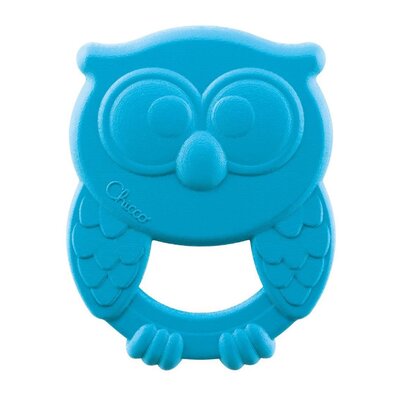 Chicco Eco+ Gryzak Sowa Miękki Bio Plastik +3M