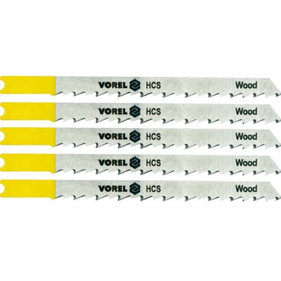 Vorel brzeszczot do wyrzynarek, uchwyt typu b&d, do laminatów, kpl. 5szt. 27833