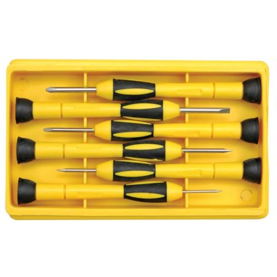 VOREL wkrętaki precyzyjne PŁ 1,4-3mm PH00-PH1 6szt. Crv 64553