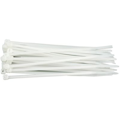 Vorel Opaska plastikowa 290x36 mm biała 100szt 73885