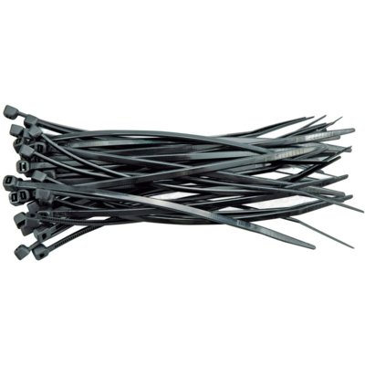 Vorel Opaska plastikowa 430x48 mm czarna 100szt 73897