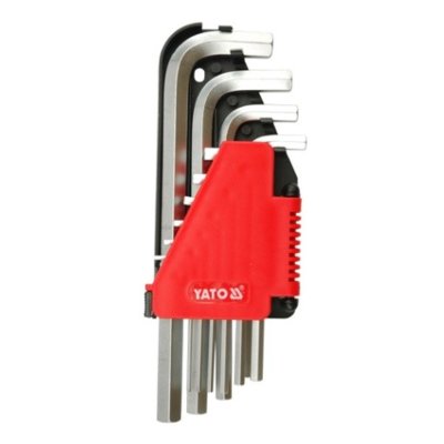 Yato Klucze imbus hex 2-12 mm, 10 cz. YT-0508