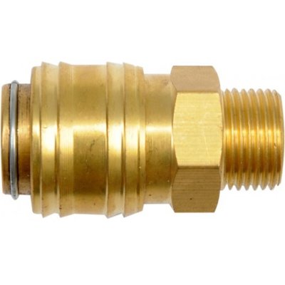 YATO Szybkozłącze gwint 3/8 zewnętrzny mosiądz - YT-24095