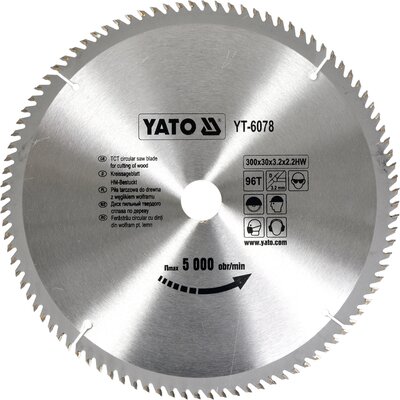 YATO PIŁA TARCZOWA Z WĘGLIKIEM 300X96X30 MM (YT-6078)